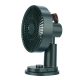 Ventilateur De Bureau À Pince Rechargeable USB Pour Poussette Silencieux Oscillant Avec Télécommande Batterie 4000mAh - www.y...