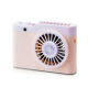Mini Ventilateur USB Portable À Suspendre Autour Du Cou Noir Batterie 1800 mAh ABS 1,5 W - www.yonis-shop.com