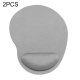 Tapis de souris ergonomique repose poignet ultra fin orange - www.yonis-shop.com