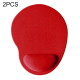 Tapis de souris ergonomique repose poignet ultra fin orange - www.yonis-shop.com