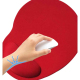 Tapis de souris ergonomique repose poignet ultra fin orange - www.yonis-shop.com
