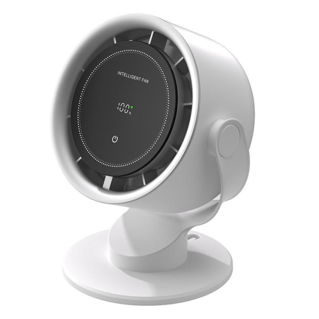 Ventilateur Turbo De Bureau Et Mural À Batterie 4000 mAh 100 Vitesses USB C Orientation À 90 Degrés - www.yonis-shop.com