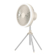 Ventilateur De Camping Portable 10000 mAh Avec Trépied Réglable Tête Orientable Lumière Colorée Et Télécommande