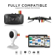 Carte micro SD 64 Go compatible avec dashcam, drone, caméra de surveillance, tablette et smartphone. - Yonis Y-cmsd64go