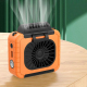 Ventilateur Portable À Porter À La Taille 3 Vitesses Sans Pales Avec Lampe Torche Et Batterie 6000 mAh