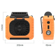 Ventilateur Portable À Porter À La Taille 3 Vitesses Sans Pales Avec Lampe Torche Et Batterie 6000 mAh - www.yonis-shop.com