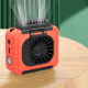 Ventilateur Portable À Porter À La Taille 3 Vitesses Sans Pales Avec Lampe Torche Et Batterie 6000 mAh - www.yonis-shop.com
