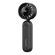 Mini Ventilateur Portable Pliable À Main Et De Bureau Avec Affichage Numérique 5 Vitesses Et Batterie 1200 mAh