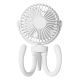 Ventilateur Portable Flexible Sur Pied 2000mAh Rose Moteur Silencieux 3 Vitesses Hélice Rotative 105mm - www.yonis-shop.com