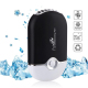 Mini Climatiseur Portable USB Rechargeable Avec Ventilateur Double Mode Refroidissement 2 À 4 Degrés Format Compact 12x7x3 cm
