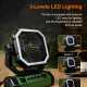 Ventilateur De Camping 3 En 1 Avec Batterie 20000 mAh Éclairage LED Et Crochet Pour Tente Ou Table - www.yonis-shop.com