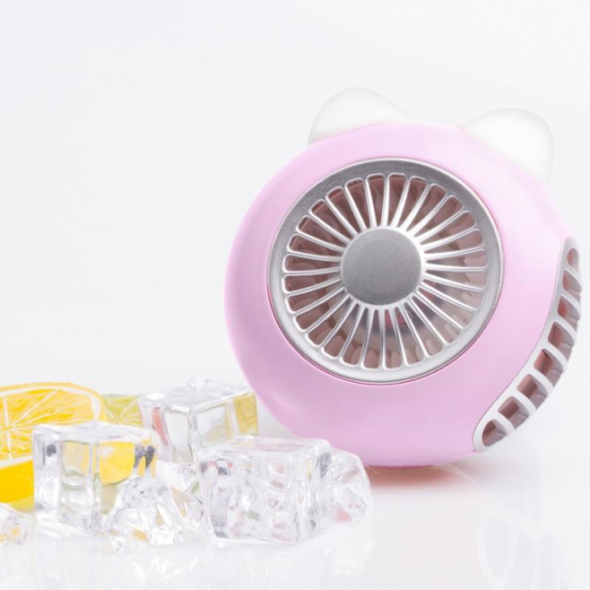 Ventilateur Électrique Portable USB Rechargeable 3 Vitesses Avec Bracelet Magnétique Batterie 1500 mAh - www.yonis-shop.com