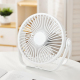 Mini Ventilateur Rechargeable 3 En 1 Mural Bureau Et Extérieur Silencieux Moteur Sans Balais 3 Vitesses USB-C Pivotant À 360°