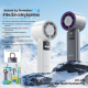 Ventilateur Portable À Main Haute Vitesse 200 Niveaux De Ventilation Batterie 3600 mAh Autonomie 2 À 12 h Type C - www.yonis-...