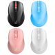 Souris Ergonomique Sans Fil Rechargeable 1600DPI Rose Pour Ordinateur et Tablette - www.yonis-shop.com