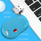 Souris Ergonomique Sans Fil Rechargeable 1600DPI Rose Pour Ordinateur et Tablette - www.yonis-shop.com