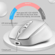 Souris Ergonomique Sans Fil Rechargeable 1600DPI Rose Pour Ordinateur et Tablette - www.yonis-shop.com