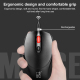 Souris Ergonomique Sans Fil Rechargeable 1600DPI Rose Pour Ordinateur et Tablette - www.yonis-shop.com
