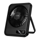 Ventilateur De Bureau Portable Avec Affichage Numérique Batterie 2000 mAh Autonomie 3 À 10 Heures 3200 Tr/min