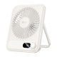 Ventilateur De Bureau Portable Avec Affichage Numérique Batterie 2000 mAh Autonomie 3 À 10 Heures 3200 Tr/min - www.yonis-sho...