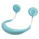 Ventilateur Tour De Cou À LED Pour Extérieur Silencieux 3 Vitesses Rechargeable Par USB Autonomie 2 À 6 Heures - www.yonis-sh...