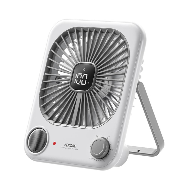 Ventilateur De Bureau Ultra Fin Avec Diffusion D’Arôme 100 Vitesses Batterie 1200 mAh Autonomie 2 À 6 H Type C Blanc - www.yo...