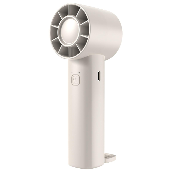 Mini Ventilateur Portable Rechargeable Avec Support De Bureau Moteur 10000 Tours Par Minute USB C 2 Modes Compact - www.yonis...