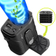 Ventilateur Portable À Porter À La Taille Avec Moteur Silencieux Batterie 8000 mAh 5 Vitesses Et Éclairage LED - www.yonis-sh...