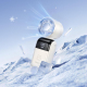 Ventilateur Électrique Mini Pliable Portable Avec Batterie 3000mAh Affichage Numérique Autonomie 2 Heures 30 À 8 Heures