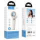 Mini Ventilateur Portable Rechargeable Pour Se Rafraîchir Avec Affichage Numérique Batterie 2000 mAh Et Rotation 9000 Tr/min ...