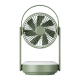 Ventilateur Portable Rechargeable USB Avec Lampe LED Et Télécommande Infrarouge Réglage Continu De La Vitesse Du Vent - www.y...