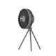Ventilateur De Camping Portable 4000 mAh Silencieux Sur Pied Ou À Suspendre Autonomie 15 Heures Nettoyage Facile - www.yonis-...