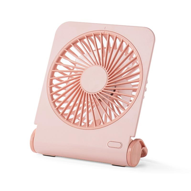 Ventilateur De Bureau Fin Rechargeable USB-C 4 Vitesses Batterie 1800 mAh Support Orientable Antidérapant - www.yonis-shop.com