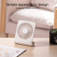 Ventilateur De Bureau Fin Rechargeable USB-C 4 Vitesses Batterie 1800 mAh Support Orientable Antidérapant - www.yonis-shop.com