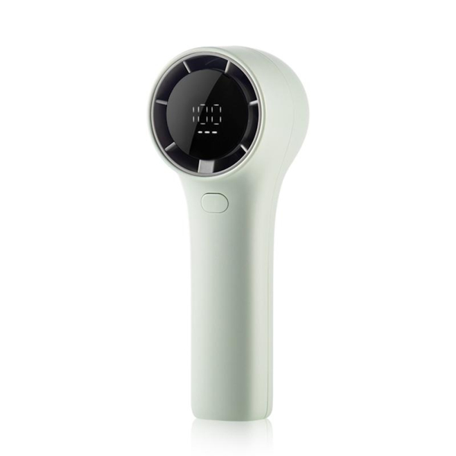 Mini Ventilateur Portable À Main 5W Avec 5 Vitesses Affichage Numérique HD Lames Turbine Batterie Intégrée USB-C - www.yonis-...