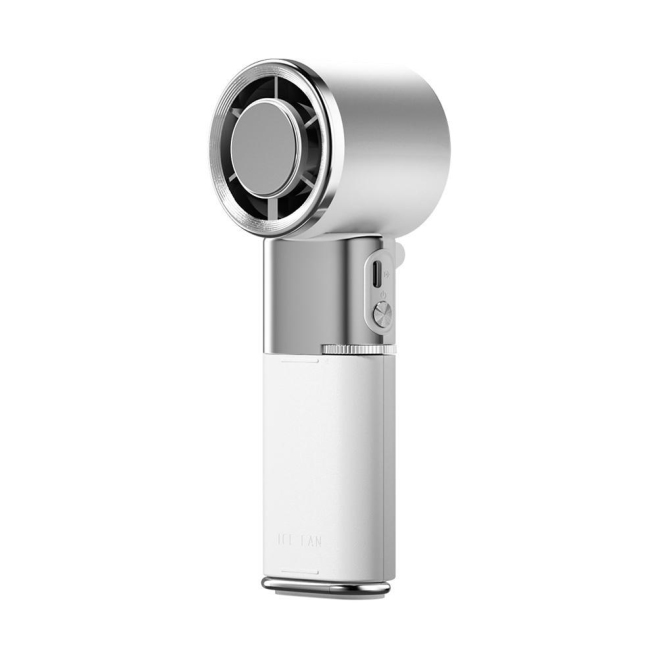 Ventilateur À Main Avec Refroidissement Thermoélectrique 100 Vitesses Batterie 6000 mAh Câble Type C Rétractable - www.yonis-...