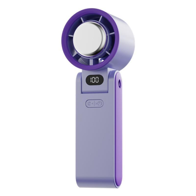 Ventilateur De Poche Pliable Avec Refroidissement Par Glace 3600mAh Vent Puissant 12m/s Et Longue Autonomie - www.yonis-shop.com