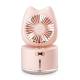 Ventilateur Brumisateur De Bureau Rechargeable Réservoir 300 Ml Angle Réglable Batterie 2000 Mah