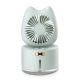 Ventilateur Brumisateur De Bureau Rechargeable Réservoir 300 Ml Angle Réglable Batterie 2000 Mah - www.yonis-shop.com