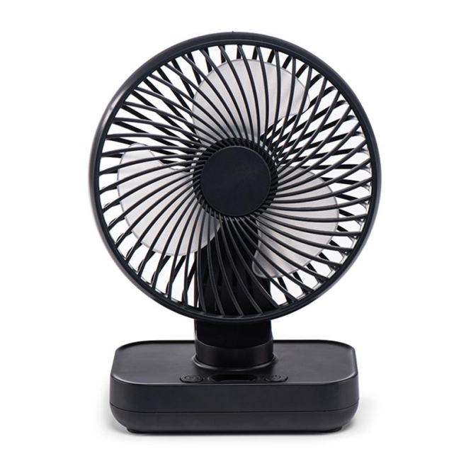 Ventilateur De Bureau Portable Oscillant 4 Vitesses Batterie 4000 mAh Écran LED Recharge USB C - www.yonis-shop.com