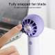 Mini Ventilateur Électrique Portable Silencieux 5 Pales 3 Vitesses Batterie Rechargeable Type C - www.yonis-shop.com