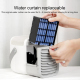 Ventilateur Brumisateur Portable Rechargeable 3 Vitesses Éclairage RGB Autonomie De 1 H 30 À 5 Heures - www.yonis-shop.com