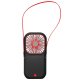 Ventilateur Portable Pliable À Main Bureau Et Cou Silencieux Batterie 3000mAh 3 Vitesses Orientation À 180°