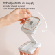 Ventilateur Portable USB 3 En 1 Avec Batterie 3000mAh Autonomie 8 Heures 3 Vitesses Et Support Smartphone - www.yonis-shop.com