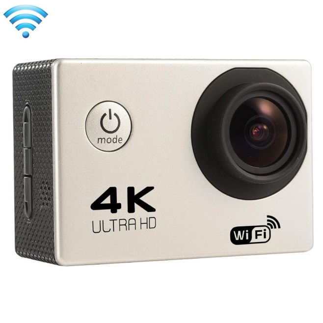 Caméra sport étanche Wifi 4k Slow Motion 16MP grand angle 170° Argent - www.yonis-shop.com