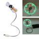 Mini Ventilateur USB Pour Ordinateur Avec Horloge À Affichage LED Col Flexible 30 Cm Et Pales Souples - www.yonis-shop.com