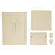Sacoche Ordinateur Portable Cuir Imperméable Bleu Bébé 15 Pouces Avec Design Intérieur Doux Et Boucle Magnétique - www.yonis-...