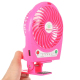 Ventilateur De Bureau Portable Rechargeable USB Avec Clip Batterie Li-Ion 18650 Remplaçable 3 Vitesses - www.yonis-shop.com