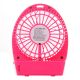 Ventilateur De Bureau Portable Rechargeable USB Avec Clip Batterie Li-Ion 18650 Remplaçable 3 Vitesses - www.yonis-shop.com