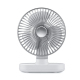 Ventilateur De Bureau USB Silencieux Avec Oscillation Automatique Autonomie 15 Heures Batterie 4000 mAh 4 Vitesses Rose Poudré